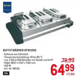 Metro Buffetwärmer gfw1000 Angebot