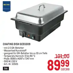 Metro Chafing dish gcd1009 Angebot