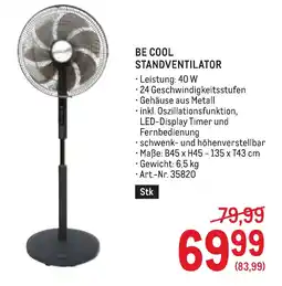 Metro Be cool standventilator Angebot