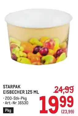 Metro Starpak eisbecher Angebot