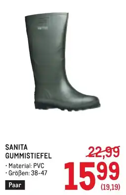 Metro Sanita gummistiefel Angebot