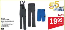 Metro Albiro herren short, bund-oder latzhose Angebot