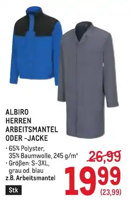 Metro Albiro herren arbeitsmantel oder-jacke Angebot