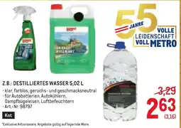 Metro Destilliertes wasser Angebot