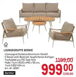 Metro Loungegruppe bernie Angebot