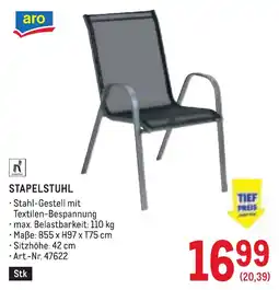 Metro Stapelstuhl Angebot