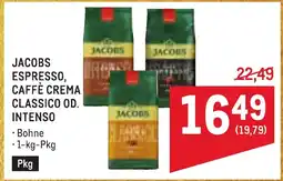 Metro Jacobs espresso, caffè crema classico od. intenso Angebot