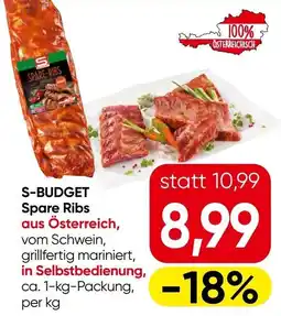 Eurospar S-budget spare ribs Angebot