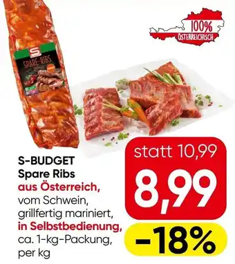 Eurospar S-budget spare ribs Angebot