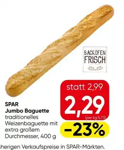 Eurospar Spar jumbo baguette Angebot