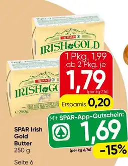 Eurospar Spar irish gold butter Angebot