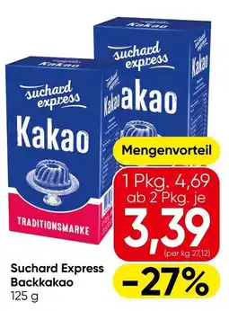 Eurospar Suchard Express Backkakao Angebot