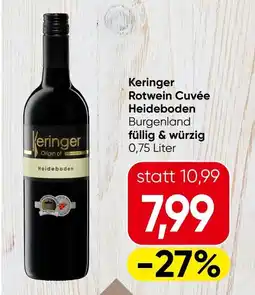 Eurospar Keringer rotwein cuvée heideboden burgenland füllig & würzig Angebot