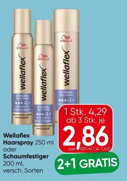 Eurospar Wellaflex Haarspray oder Schaumfestiger Angebot