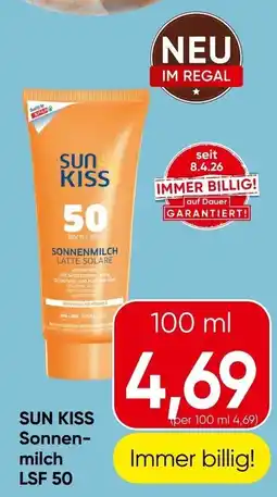 Eurospar Sun kiss sonnen milch lsf 50 Angebot