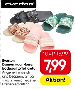 Eurospar Everton damen oder herren badepantoffel kreta Angebot
