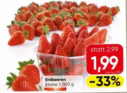 Eurospar Erdbeeren Angebot