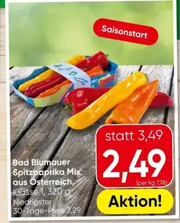 Eurospar Bad blumauer spitzpaprika mix aus österreich Angebot