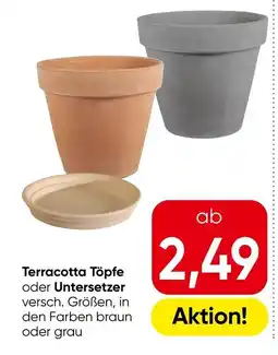 Eurospar Terracotta töpfe oder untersetzer Angebot