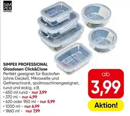 Eurospar Simpex professional glasdosen click&close Angebot
