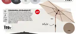 Hagebau Kurbelschirm life woodstyle lift Angebot