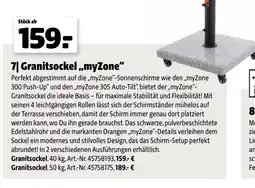 Hagebau Granitsockel myzone Angebot