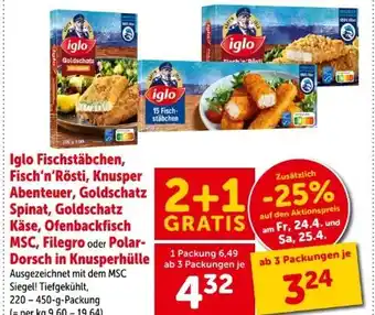 Interspar Iglo Fischstäbchen Angebot