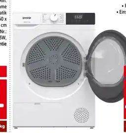 Interspar Gorenje Wärmepumpentrockner D3HNE82-AT Angebot