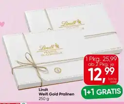 Spar Lindt Pralinen Gold Weiß Angebot