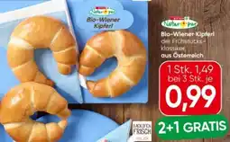 Spar Spar Natur pur Bio-Wiener Kipferl Angebot