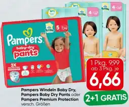 Spar Pampers Baby-Dry Windeln Angebot