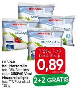 Eurospar Despar Mozzarella Angebot