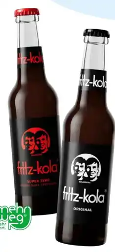 Eurospar Fritz-Kola Limonaden Angebot