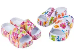Eurospar Damen-Badepantoffel Blumen Angebot