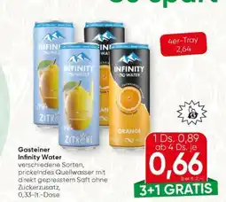 SPAR Gourmet Gasteiner Infinity Water Angebot