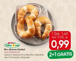 SPAR Gourmet Spar Natur pur Bio-Wiener Kipferl Angebot