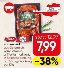 Spar TANN Karreesteak Angebot