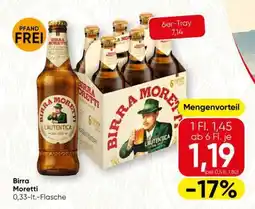 Spar Birra Moretti Angebot