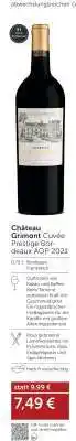 Interspar Château Grimont Cuvée Prestige Bordeaux AOP 2021 Angebot