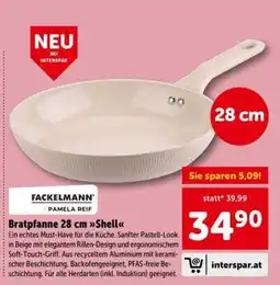 Interspar Bratpfanne 28 cm Shell Angebot