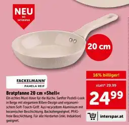 Interspar Bratpfanne 20 cm Shell Angebot