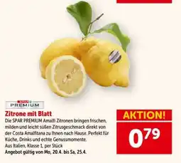 Interspar Zitrone mit Blatt Angebot