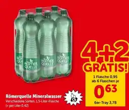Interspar Roemerquelle Mineralwasser Angebot