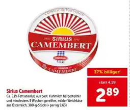 Interspar Sirius Camembert Angebot