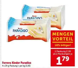 Interspar Ferrero Kinder Paradiso Angebot
