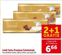 Interspar Lindt Swiss Premium Schokolade Angebot