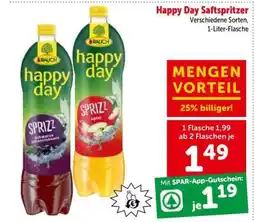 Interspar Happy Day Saftspritzer Angebot