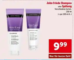 Interspar John Frieda Shampoo oder Spülung Angebot