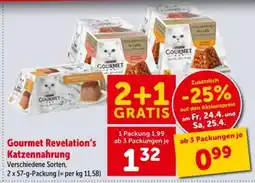 Interspar Gourmet Revelation's Katzennahrung Angebot