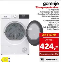 Interspar gorenje Angebot